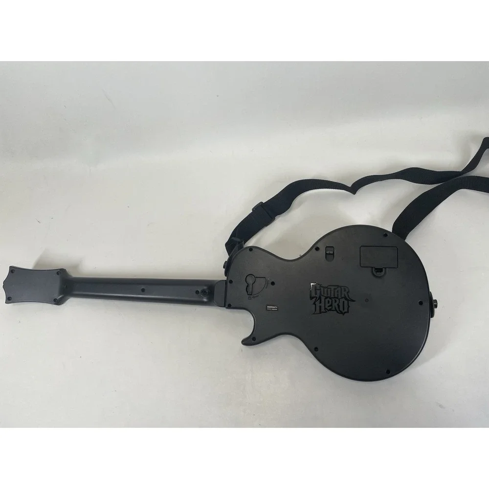 Guitar Hero Les Paul Gibson Wireless PS3 Guitar W/ Strap Black 95121.805 Tested